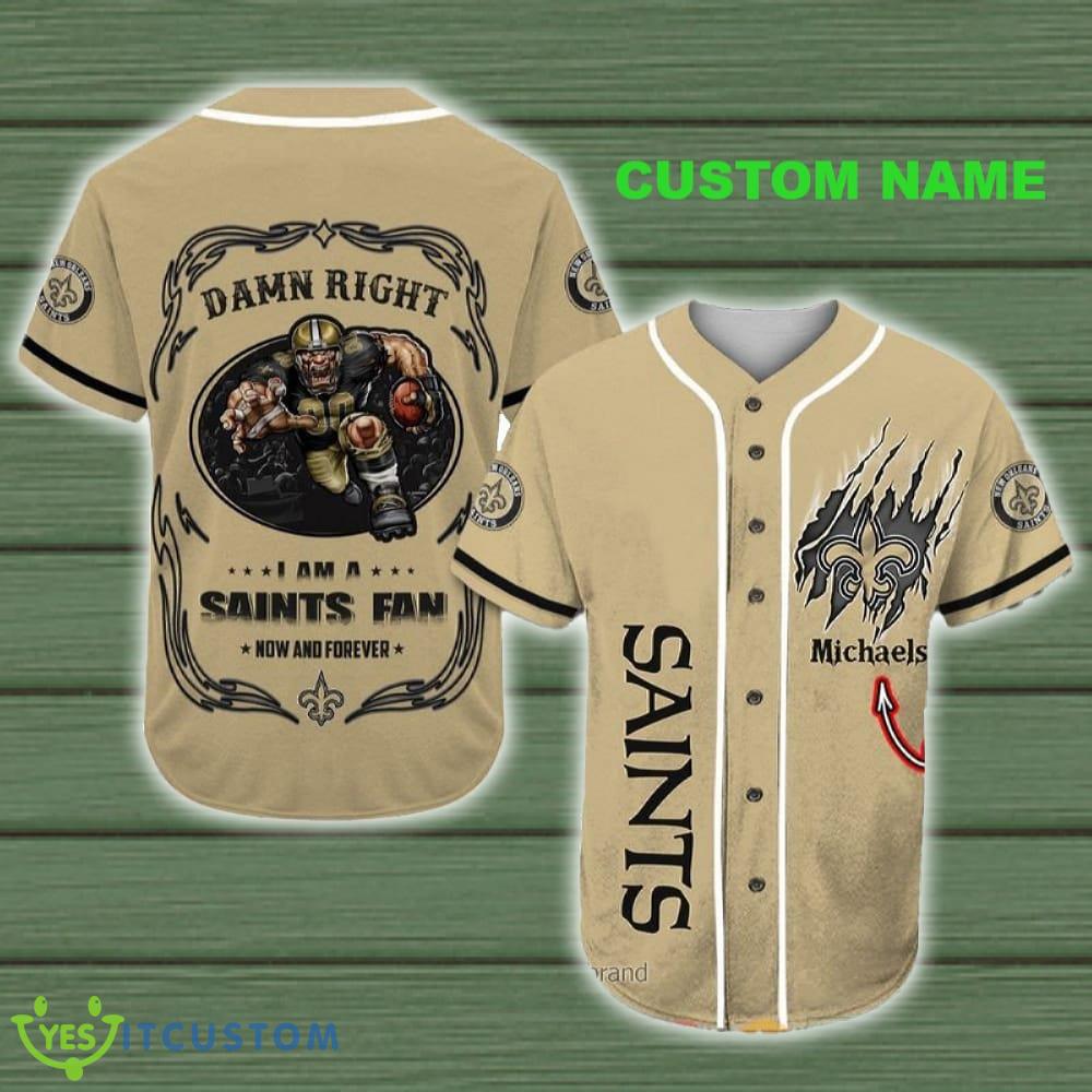 New Orleans Saints Mascot Nfl Baseball Jersey Shirt Custom Name 3 New Orleans Saints Mascot Nfl Baseball Jersey Shirt Custom Name - New Orleans Saints Mascot Nfl Baseball Jersey Shirt Custom Name