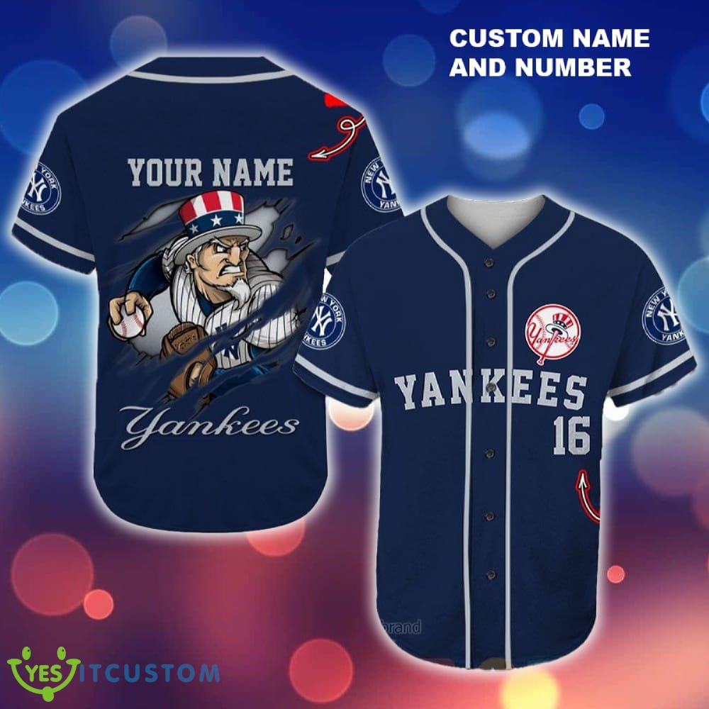 New York Yankees Mlb Baseball Jersey Shirt Custom Number And Name 3 New York Yankees Mlb Baseball Jersey Shirt Custom Number And Name - New York Yankees Mlb Baseball Jersey Shirt Custom Number And Name