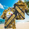 NFL Pittsburgh Steelers Hawaiian Shirt With Tropical Pattern Flamingo Printed Product Photo 1