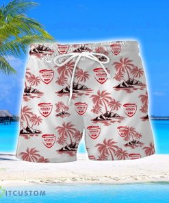 Nimes Olympique Coconut Vintage Pattern Beach 3D Hawaiian Shirt And Shorts 3 Nimes Olympique Coconut Vintage Pattern Beach 3D Hawaiian Shirt And Shorts Product Photo 2