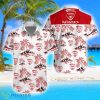 Nimes Olympique Coconut Vintage Pattern Beach 3D Hawaiian Shirt And Shorts Product Photo 1