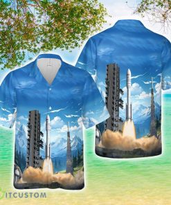 Northrop Grumman OmegA Rocket Hawaiian Shirt Beach Holiday Product Photo 1