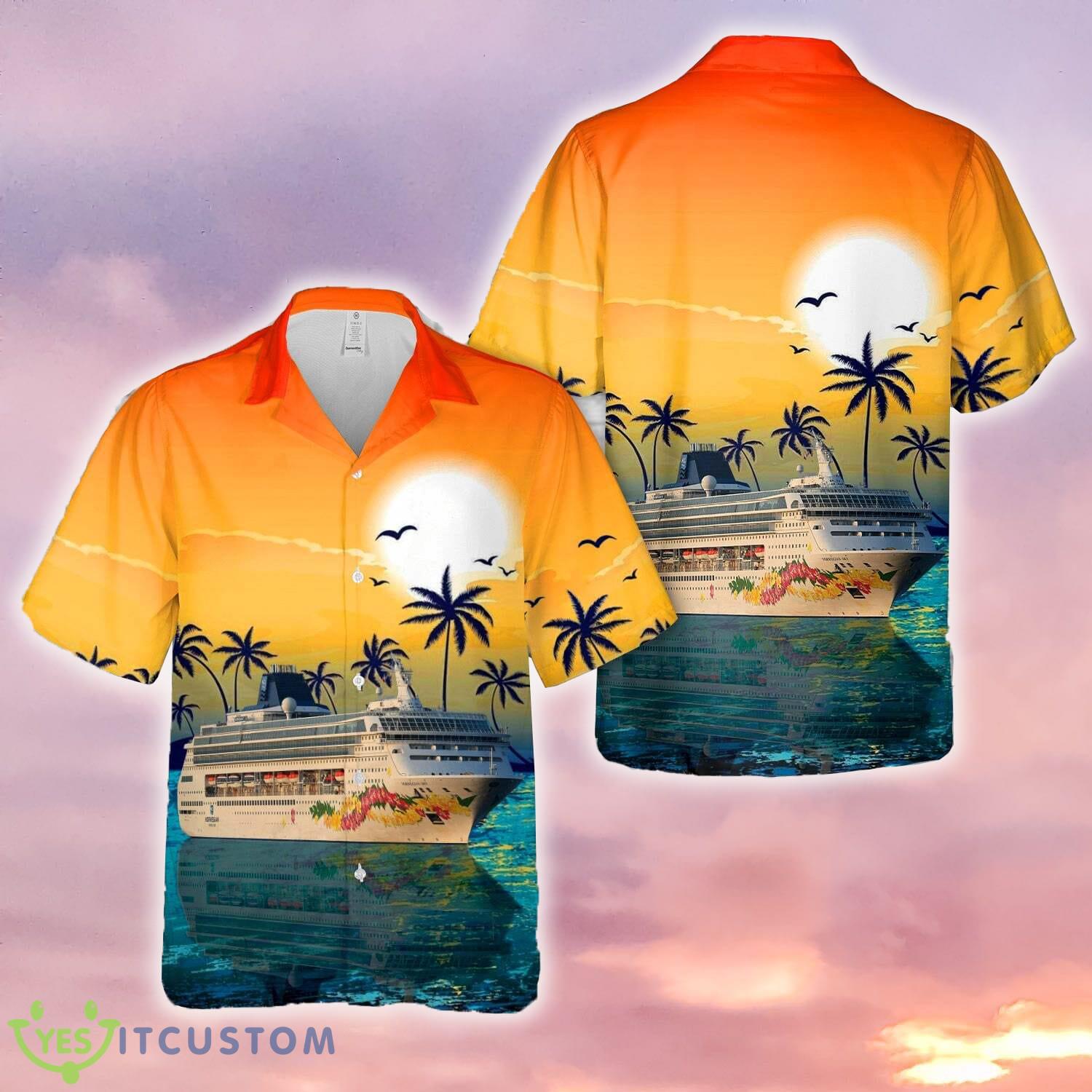 Norwegian Cruise Line Norwegian Sky Hawaiian Shirt 2 Norwegian Cruise Line Norwegian Sky Hawaiian Shirt - Norwegian Cruise Line Norwegian Sky Hawaiian Shirt