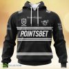 Nrl Manly Warringah Sea Eagles Special Black And White Design Eye Catching Logo Hoodie 3D All Over Print Product Photo 1