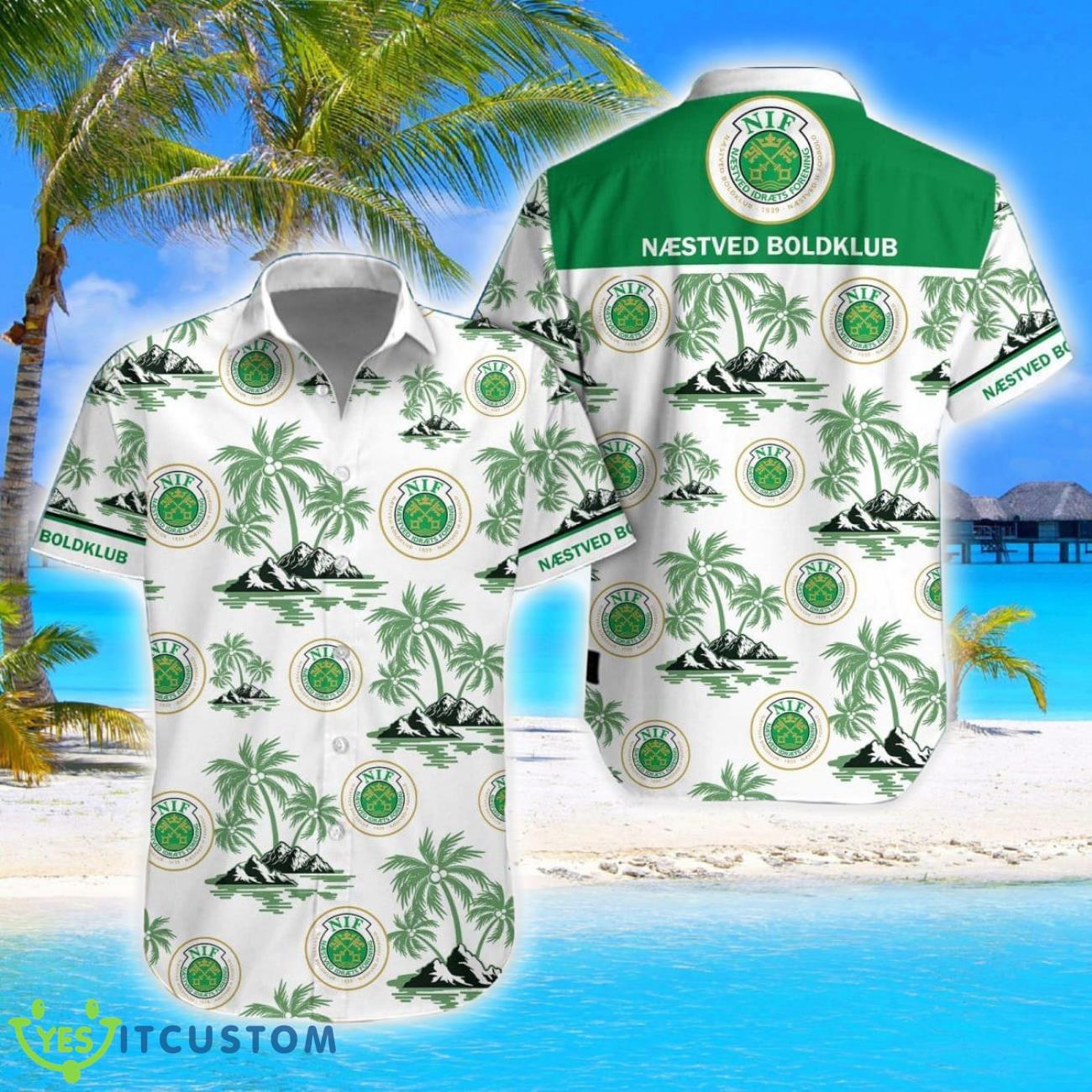 Næstved Boldklub Coconut Vintage Pattern Beach 3D Hawaiian Shirt And Shorts 4 Næstved Boldklub Coconut Vintage Pattern Beach 3D Hawaiian Shirt And Shorts Product Photo 1