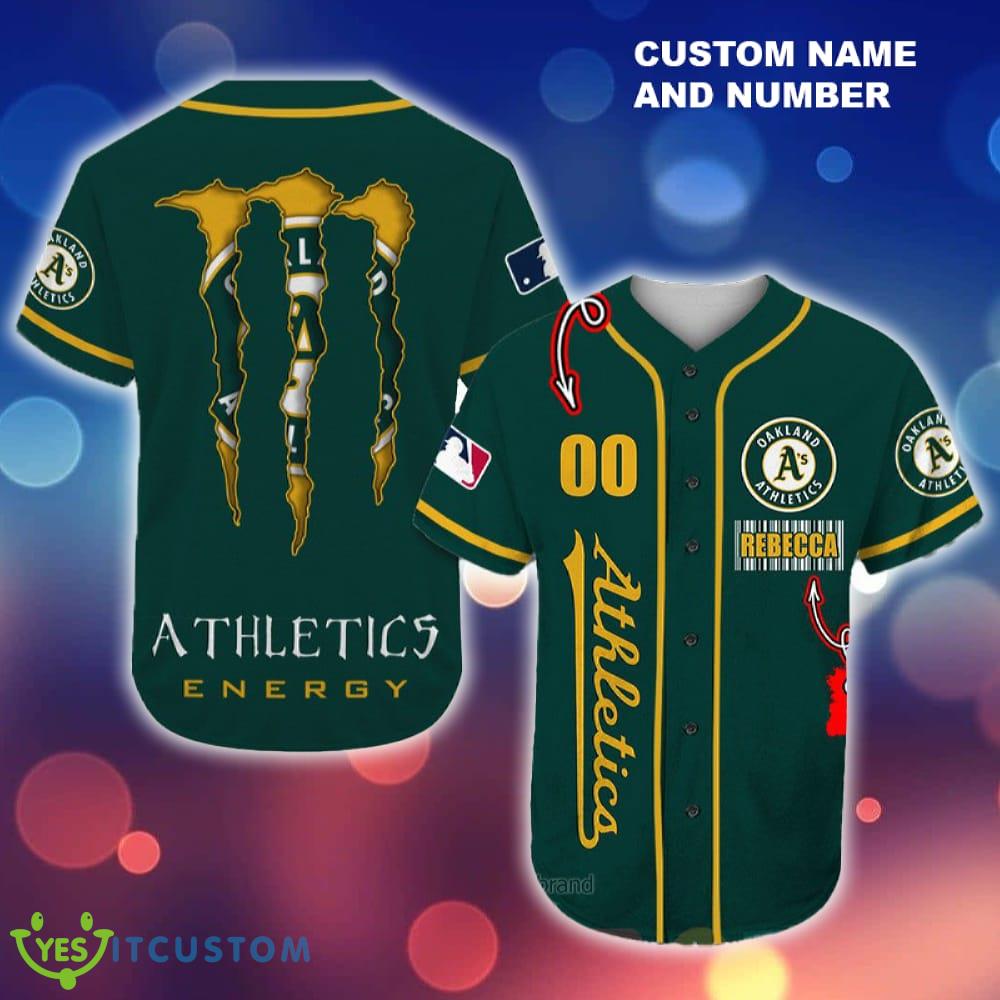 Oakland Athletics Monster Energy Mlb Baseball Jersey Shirt Custom Number And Name 3 Oakland Athletics Monster Energy Mlb Baseball Jersey Shirt Custom Number And Name - Oakland Athletics Monster Energy Mlb Baseball Jersey Shirt Custom Number And Name