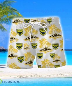 Oxford United F.C Coconut Vintage Pattern Beach 3D Hawaiian Shirt And Shorts Product Photo 2