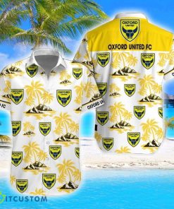 Oxford United F.C Coconut Vintage Pattern Beach 3D Hawaiian Shirt And Shorts Product Photo 1