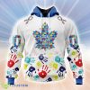 Personalized NHL Toronto Maple Leafs Special Autism Awareness Design Hoodie 3D All Over Print Classic Style Best Gift Product Photo 1