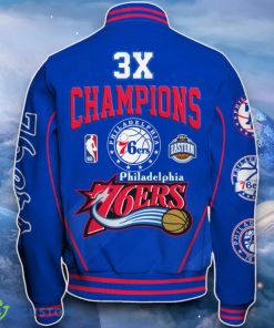 Philadelphia 76ers Baseball Jacket Great Design For Fans Product Photo 3
