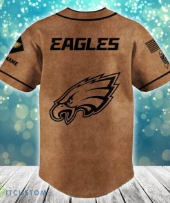 Philadelphia Eagles NFL Baseball Jersey Shirt Brown Custom Number And Name 4 Philadelphia Eagles NFL Baseball Jersey Shirt Brown Custom Number And Name - Philadelphia Eagles NFL Baseball Jersey Shirt Brown Custom Number And Name_2