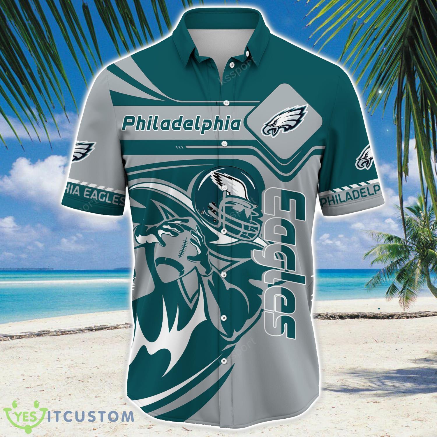 Philadelphia Eagles NFL Hawaiian Shirt Hot Trending Summer Gift 3 Philadelphia Eagles NFL Hawaiian Shirt Hot Trending Summer Gift Product Photo 3