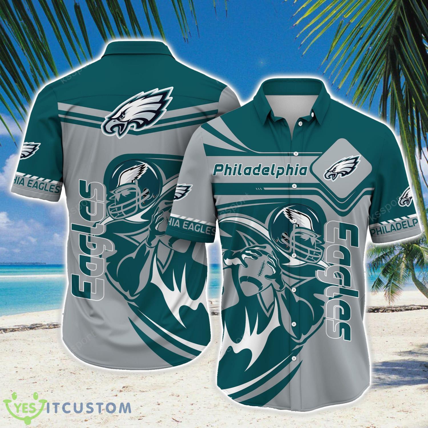 Philadelphia Eagles NFL Hawaiian Shirt Hot Trending Summer Gift 6 Philadelphia Eagles NFL Hawaiian Shirt Hot Trending Summer Gift Product Photo 1
