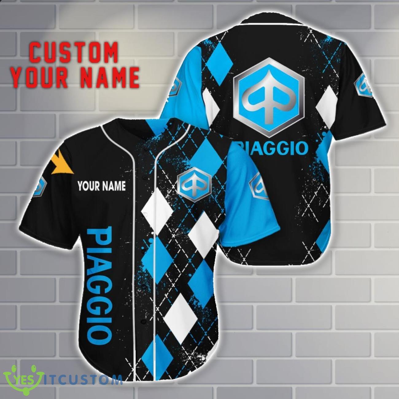 Piaggio Custom Name 3D Baseball Jersey Shirt Men Women Gift 3 Piaggio Custom Name 3D Baseball Jersey Shirt Men Women Gift Product Photo 1