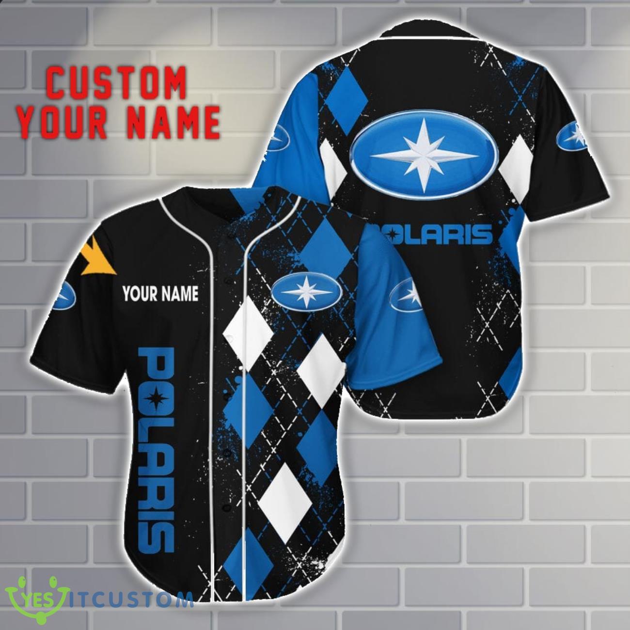 Polaris Custom Name 3D Baseball Jersey Shirt Men Women Gift 3 Polaris Custom Name 3D Baseball Jersey Shirt Men Women Gift Product Photo 1