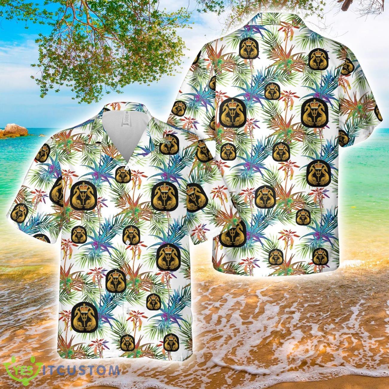 Royal Canadian Ship's and Shallow Water Diver Badge Hawaiian Shirt Beach Holiday 2 royal canadian ships and shallow water diver badge hawaiian shirt beach holiday