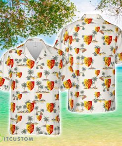 Royal Danish Army, Danish Life Regiment infantry regiment Hawaiian Shirt Beach Holiday Product Photo 1