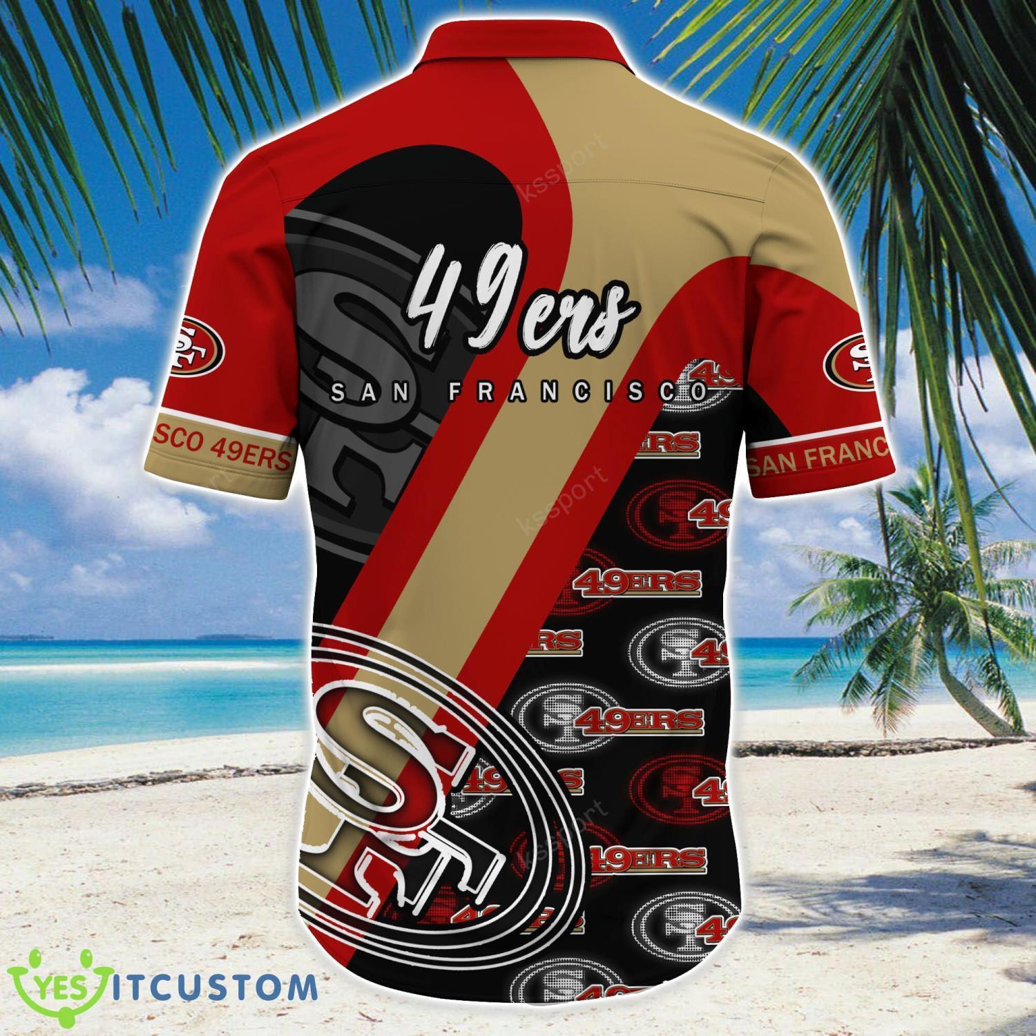 San Francisco 49ers NFL Hawaiian Shirt Logo Team Proud Shirt For Fans 5 San Francisco 49ers NFL Hawaiian Shirt Logo Team Proud Shirt For Fans Product Photo 2