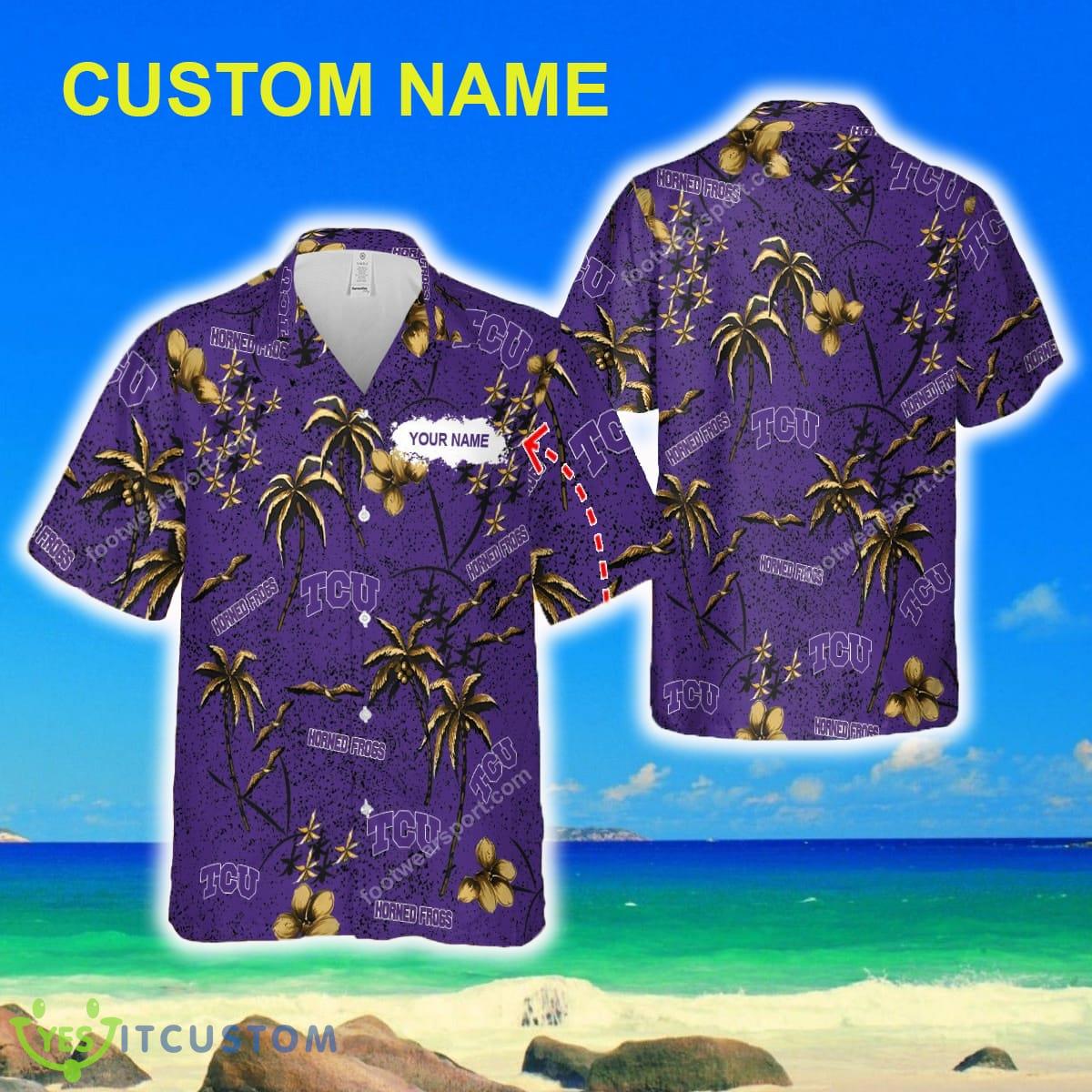 TCU Horned Frogs Custom Name Aloha Hawaiian Shirt For Men And Women 2 TCU Horned Frogs Custom Name Aloha Hawaiian Shirt For Men And Women - TCU Horned Frogs Custom Name Aloha Hawaiian Shirt For Men And Women