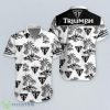 Triumph Motorcycles Hawaiian Shirt Island Palm Trees And Logo 3D For Men Women Product Photo 1