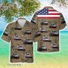 US Army M4A3 Sherman Tropical Flag Pattern Hawaiian Shirt Aloha Summer Shirt Product Photo 1