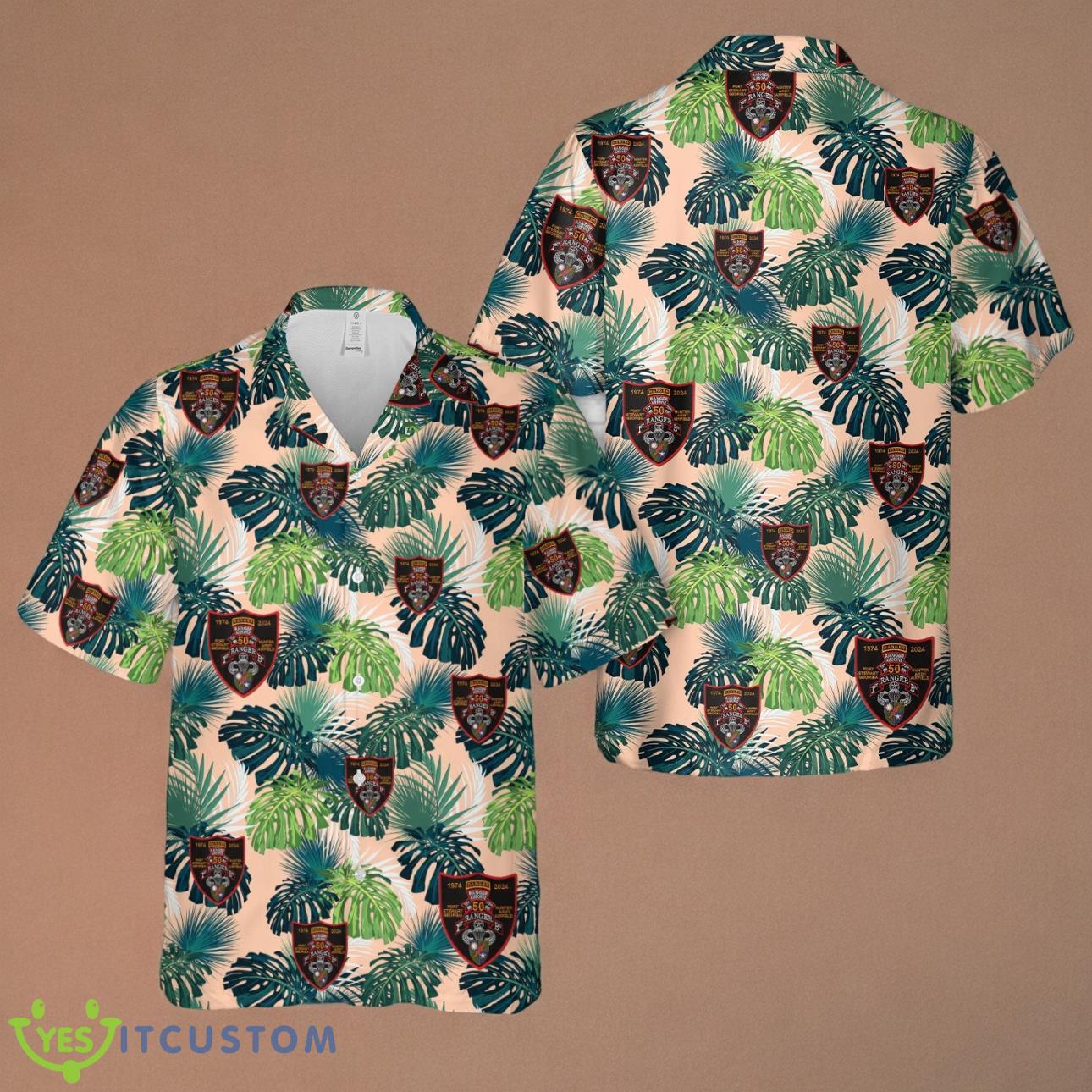 US Army Ranger - 1st Battalion, 75th Infantry Regiment - 50 Year Anniversary Patch (1974-2024) Hawaiian Shirt 2 US Army Ranger - 1st Battalion, 75th Infantry Regiment - 50 Year Anniversary Patch (1974-2024) Hawaiian Shirt Product Photo 1