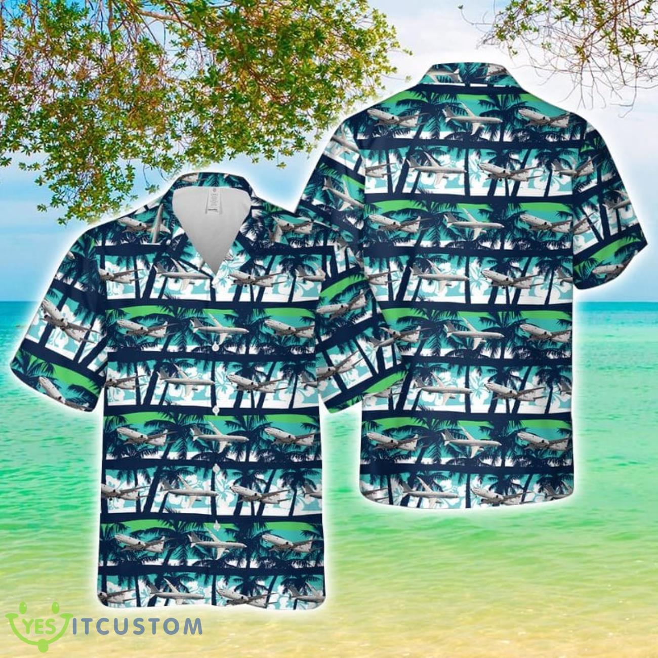US Navy Boeing P-8 Poseidon Tropical Hawaiian Shirt Aloha Summer Shirt 2 US Navy Boeing P-8 Poseidon Tropical Hawaiian Shirt Aloha Summer Shirt Product Photo 1
