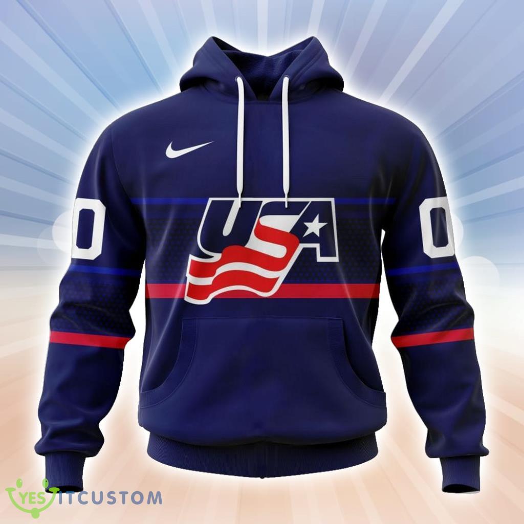 Usa Hockey Away Personalized Kits Hoodie 3D All Over Print Classic Style Best Gift 2 Usa Hockey Away Personalized Kits Hoodie 3D All Over Print Classic Style Best Gift Product Photo 1