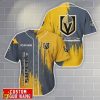 Vegas Golden Knights Personalized Name 3D Baseball Jersey Shirt Gift For Sport Season Product Photo 1