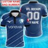 VfL Bochum Car 3D Polo Shirt Custom Number And Name - VfL Bochum Car 3D Polo Shirt Custom Number And Name