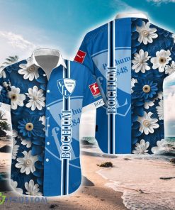 VfL Bochum Flower Pattern Hawaiian Shirt And Shorts Gift For Men Women Beach Lover Gift Product Photo 1