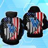 Villanova Wildcats NCAA US Flag 3D Hoodie For Men Women Product Photo 1
