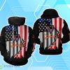 Virginia Cavaliers NCAA US Flag 3D Hoodie For Men Women Product Photo 1