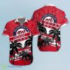 Washington Nationals Hawaiian Shirt MLB Black Palm Trees And Team Logo 3D Product Photo 1