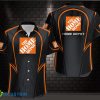 3d All Over Printed Home Depot Black Hawaiian Shirt Product Photo 1