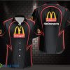 3d All Over Printed Mcdonald's Black Hawaiian Shirt Product Photo 1