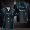 3d All Over Printed Sysco Black Hawaiian Shirt Product Photo 1