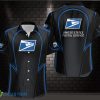 3d All Over Printed Usps Black Hawaiian Shirt Product Photo 1