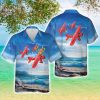 Amelia Earhart`s Red Airplane AOP Hawaiian Shirt Product Photo 1