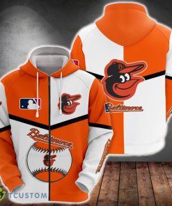 Baltimore Orioles Mistletoe 3D Hoodie, Zip Hoodie, 3D T Shirt AOP Full Print For Men Women - Baltimore Orioles MA0742 Hoodie, Tee, Polo, SweatShirt_2