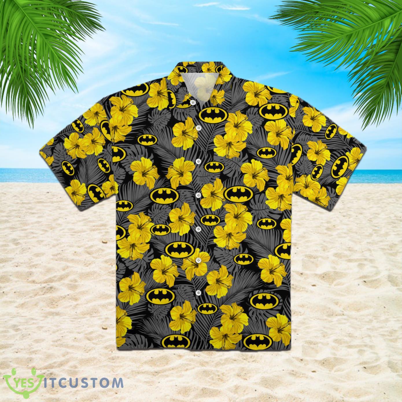 Batman Floral Hawaiian Shirt 5 Batman Floral Hawaiian Shirt Product Photo 2