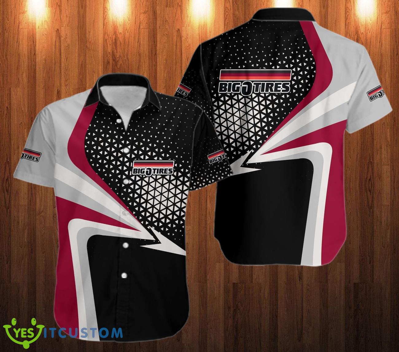 big o tires Button Shirt 3D Uniform Hawaiian Shirt 2 big o tires Button Shirt 3D Uniform Hawaiian Shirt Product Photo 1