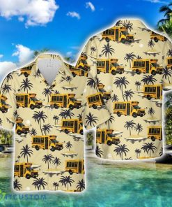 Blue Bird Micro Bird MB-II by Girardin school bus Beach Hawaiian Shirt Product Photo 1