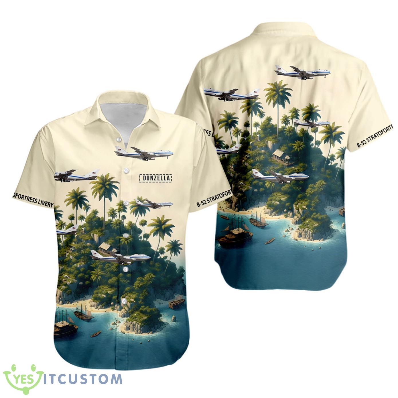 Boeing E-4B Aircraft Island Personalized Hawaiian Shirt 2 Boeing E-4B Aircraft Island Personalized Hawaiian Shirt Product Photo 1