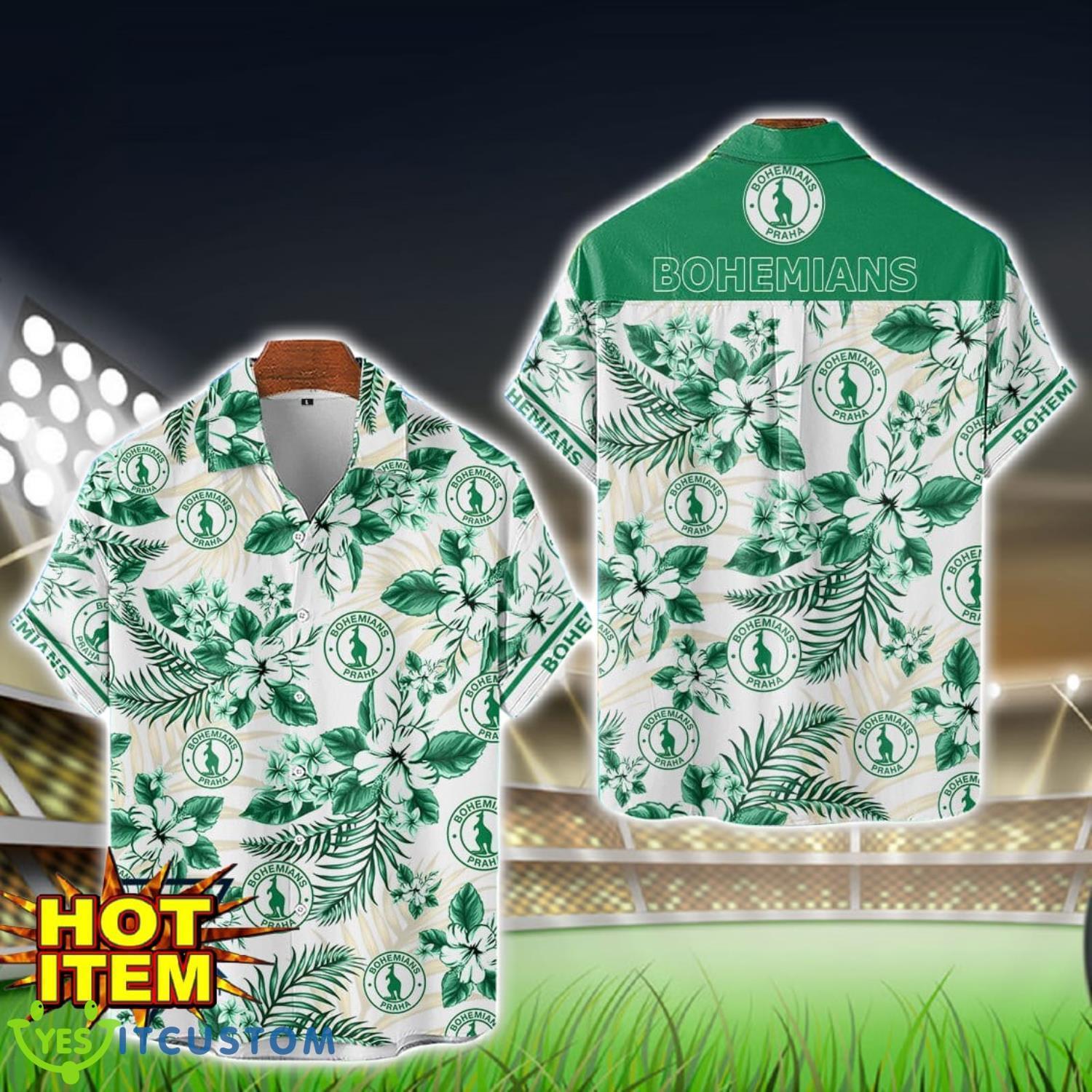 Bohemians Praha 1905 Tropical Hawaiian Shirt For Men And Women 2 Bohemians Praha 1905 Tropical Hawaiian Shirt For Men And Women Product Photo 1