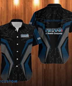 Bosch Rexroth AOP Hawaiian Shirt All Over Printed Button Shirt Product Photo 1