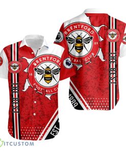 Brentford FC Logo Hawaiian Shirt Product Photo 1