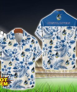 Bristol Rovers Tropical 3D Hawaiian Shirt For Fans Product Photo 1