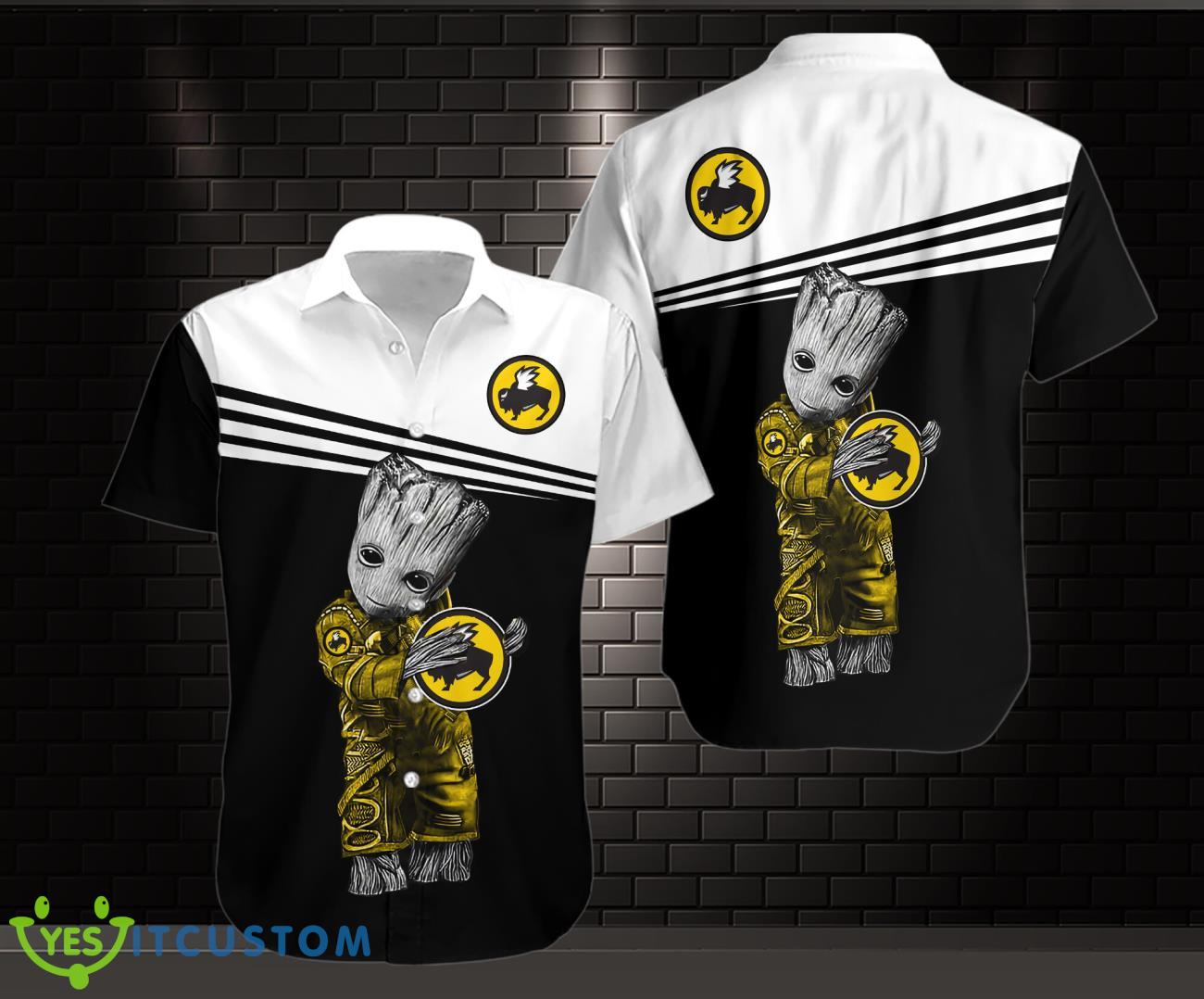 Buffalo Wild Wings Beach Hawaiian Shirt Baby Groot Shirt 2 Buffalo Wild Wings Beach Hawaiian Shirt Baby Groot Shirt Product Photo 1