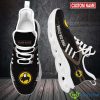 Buffalo Wild Wings Max Soul Shoes For Men And Women Brown Striped Shoes Custom Name Product Photo 1